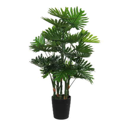 Artificial plant 'Philodendron' - H120 x Ø80 cm - Green