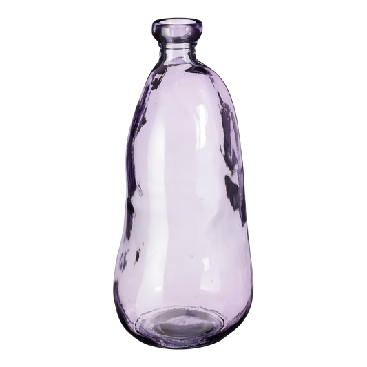 Vase 'Pinto' - H51 x Ø22 cm - Recycled Glass - Lilac