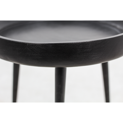 Side table 'Ventura' - 50x50cm - Mango wood - Black