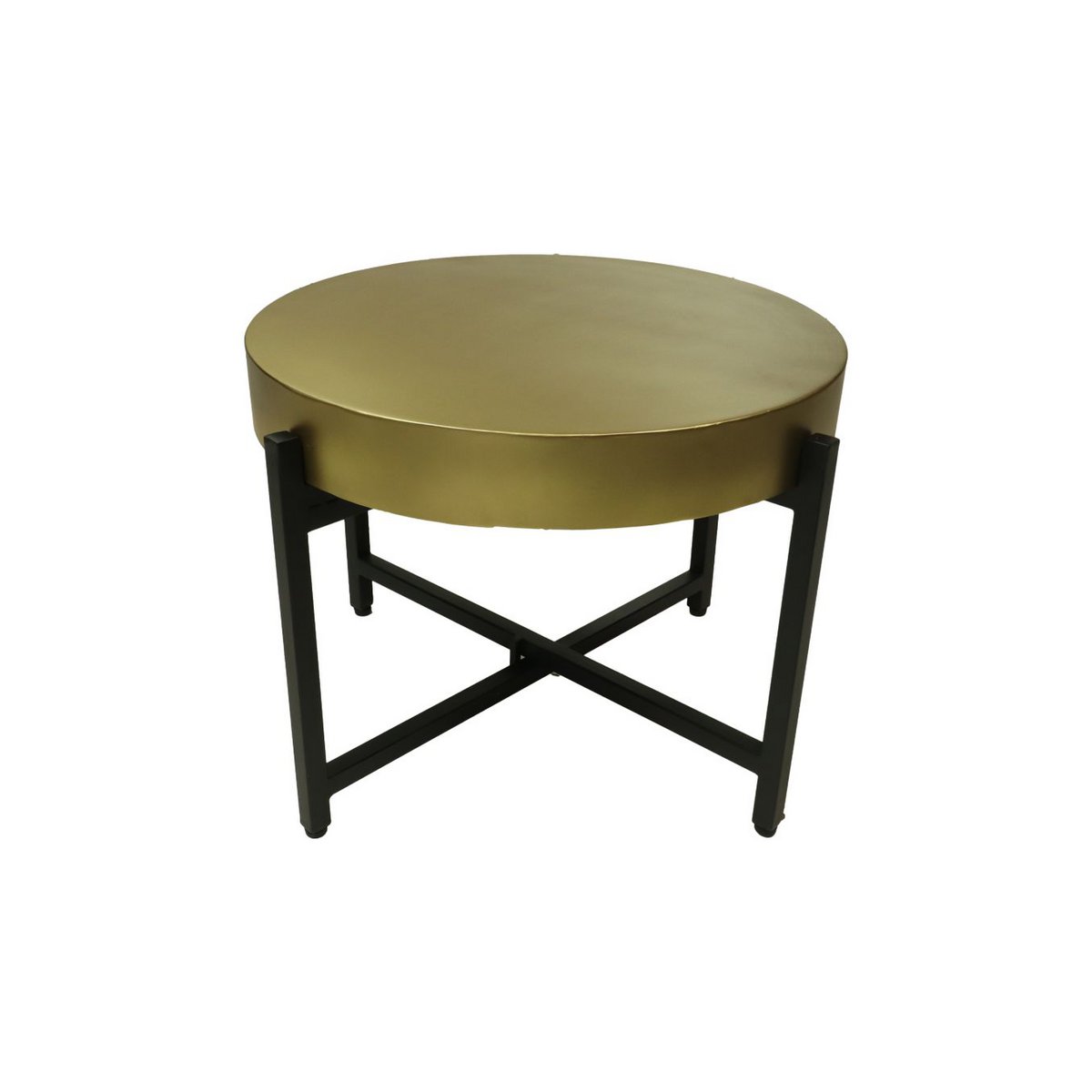 Coffee table - Ø50x40 - Metal - Gold/Black