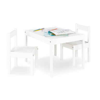 Children's table and chair 'Sina' - 3-piece - White