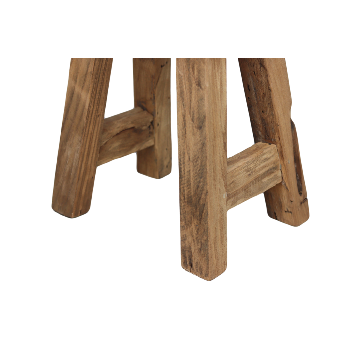 Kruk 'Napels' - 40x25x45cm - Teak - Naturel