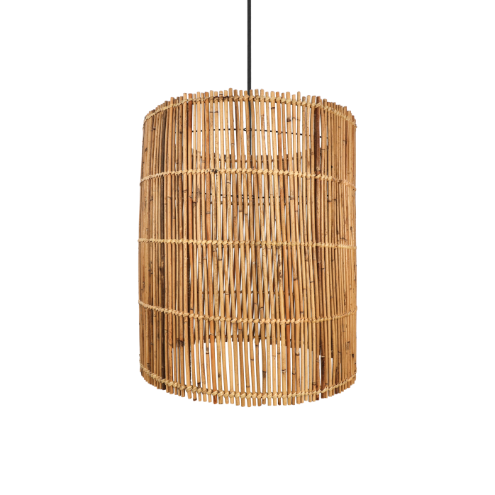 Hängelampe - Ø50 cm - Rattan - Natur