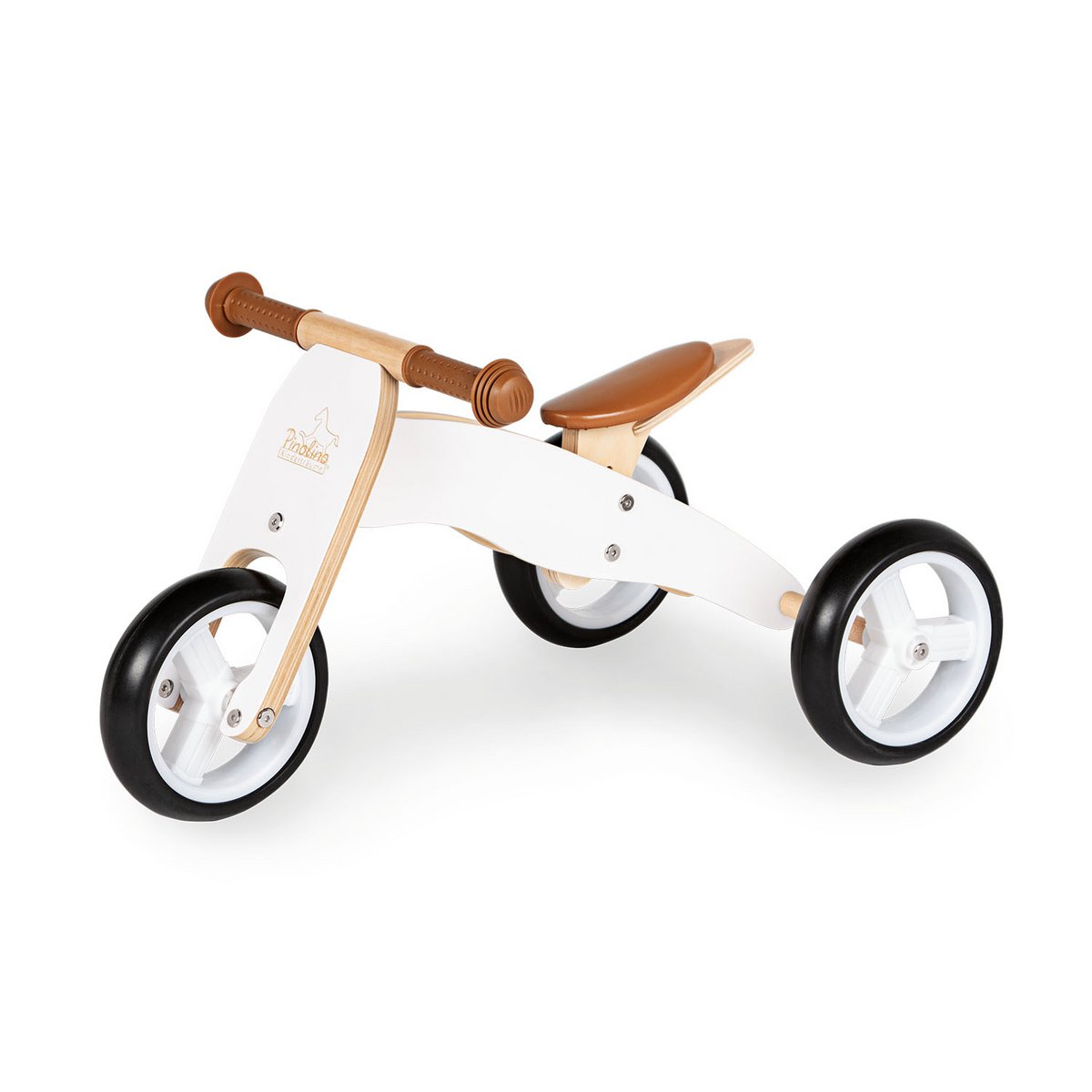 Mini Tricycle 'Charlie' - White/Brown