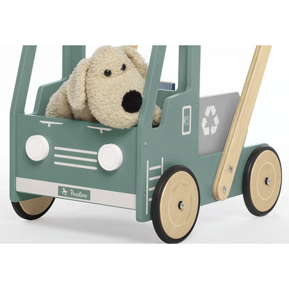 Trolley 'Tipper Truck Fred' - Green/Natural