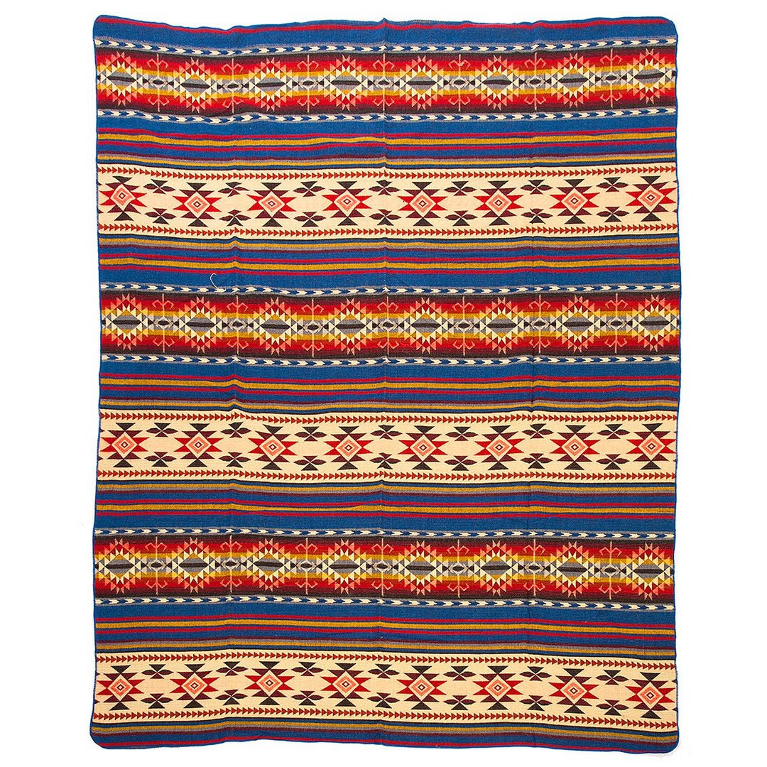 Ecuadorian Alpaca Blanket - Native Blanket - Cotopaxi Color Mix