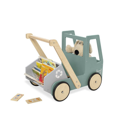 Trolley 'Tipper Truck Fred' - Green/Natural