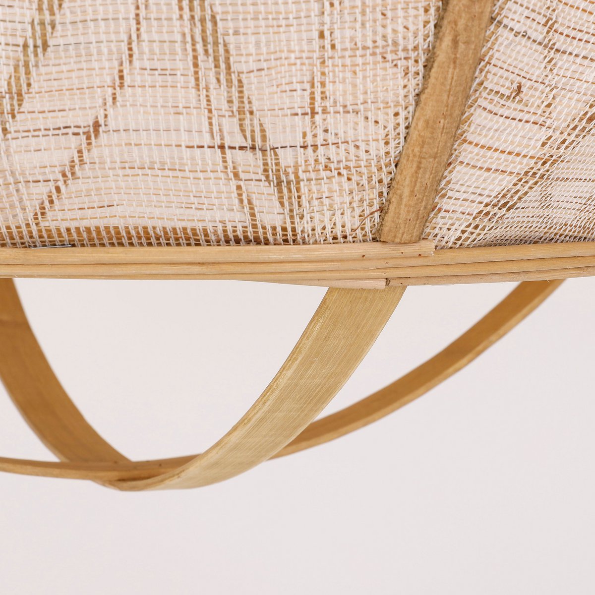 Hanging lamp 'Pella' - H44 x Ø45 cm - Linen - Beige