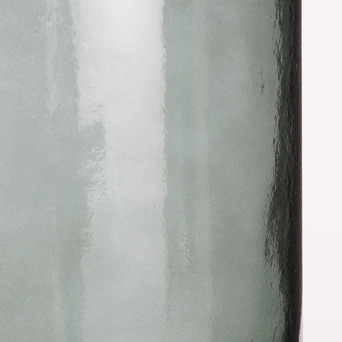 Bottle Vase 'Guan' - H40 x Ø15 cm - Recycled Glass - Green