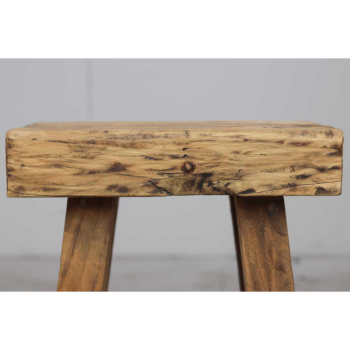 Kruk 'Napels' - 40x25x45cm - Teak - Naturel