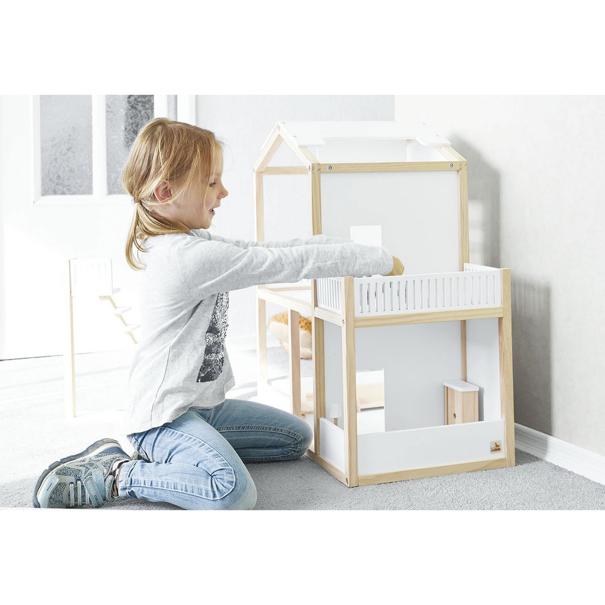 Dollhouse 'Ida' - White/Natural