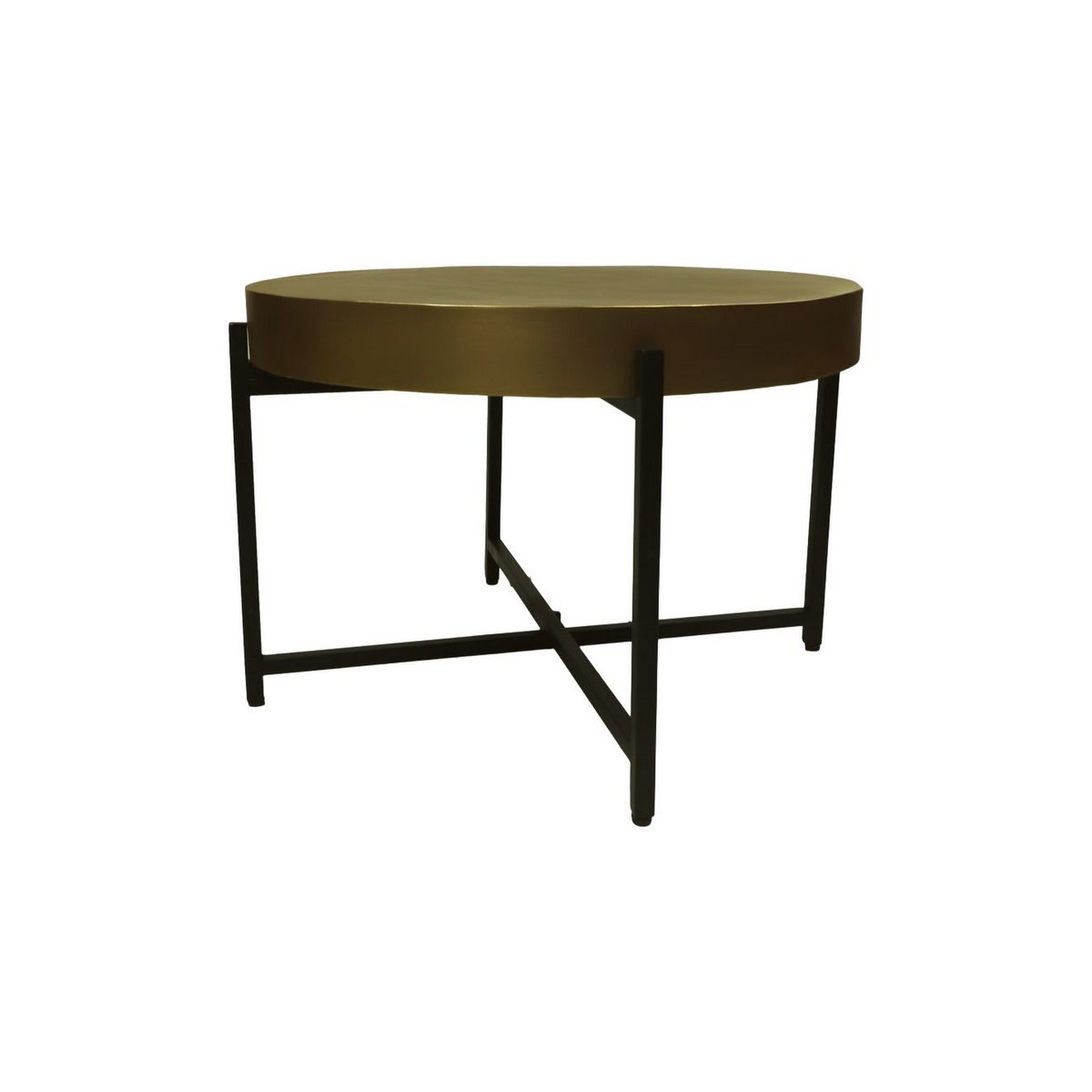 Coffee table - Ø70x50 - Metal - Gold/Black