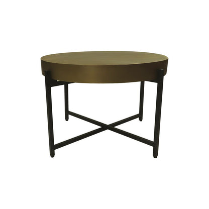 Coffee table - Ø70x50 - Metal - Gold/Black