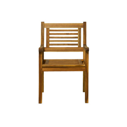 Garden chair - Acacia wood - 58x92x68cm - Natural