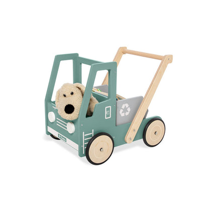 Trolley 'Tipper Truck Fred' - Green/Natural