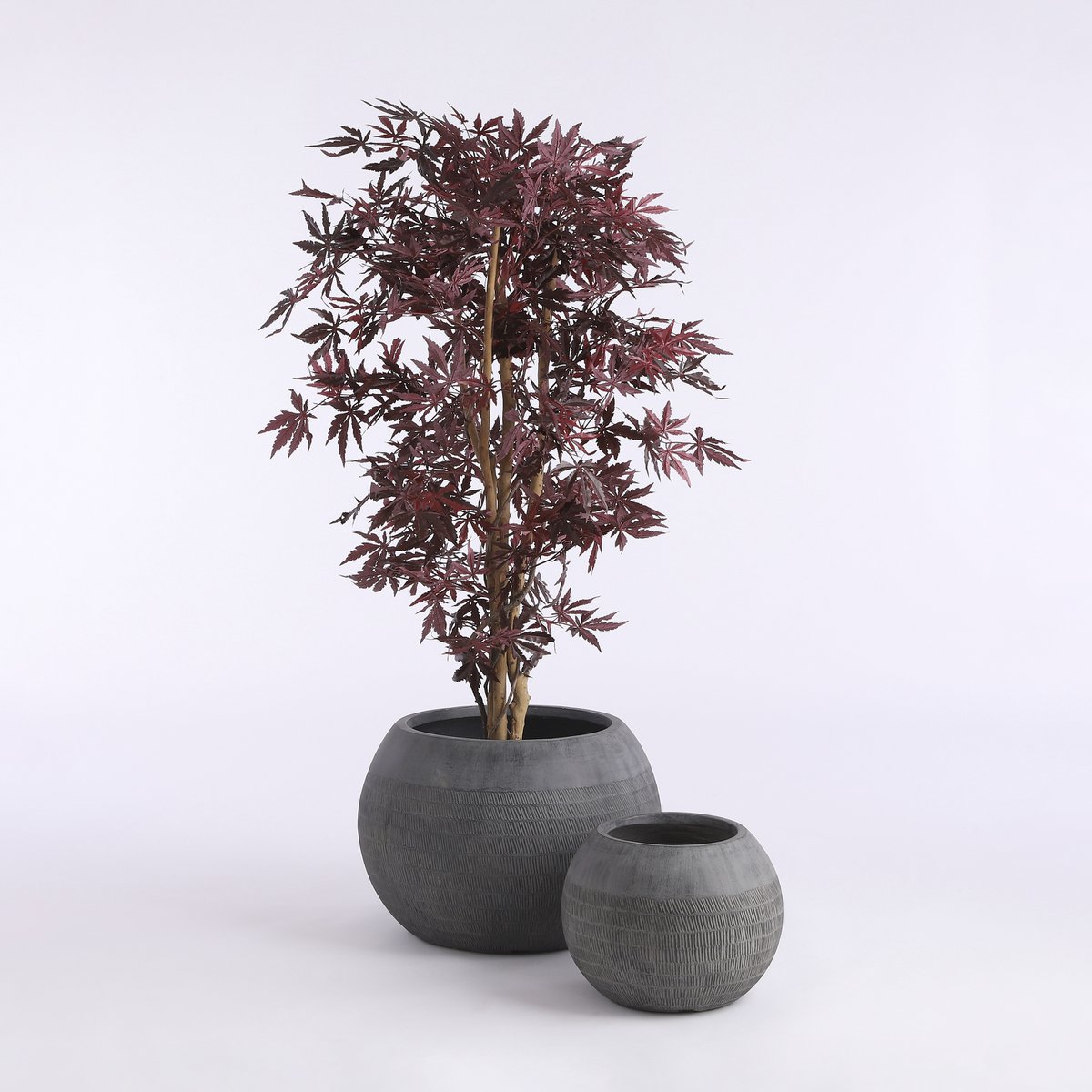 Artificial plant 'Maple' - H140 x Ø80 cm - Red