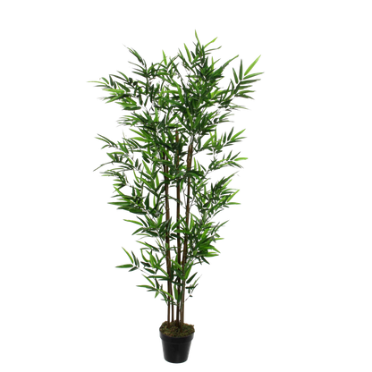 Artificial plant 'Bamboo' - H155 x Ø90 cm - Green