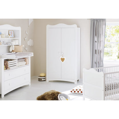 Wardrobe 'Florentina' - 2-door - White