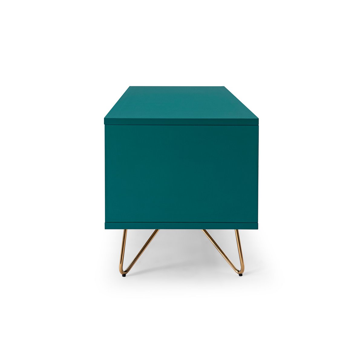 TV Cabinet - Scandinavian - Green/Gold