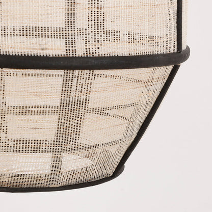 Hanging lamp 'Pella' - H58 x Ø33 cm - Linen - Off White