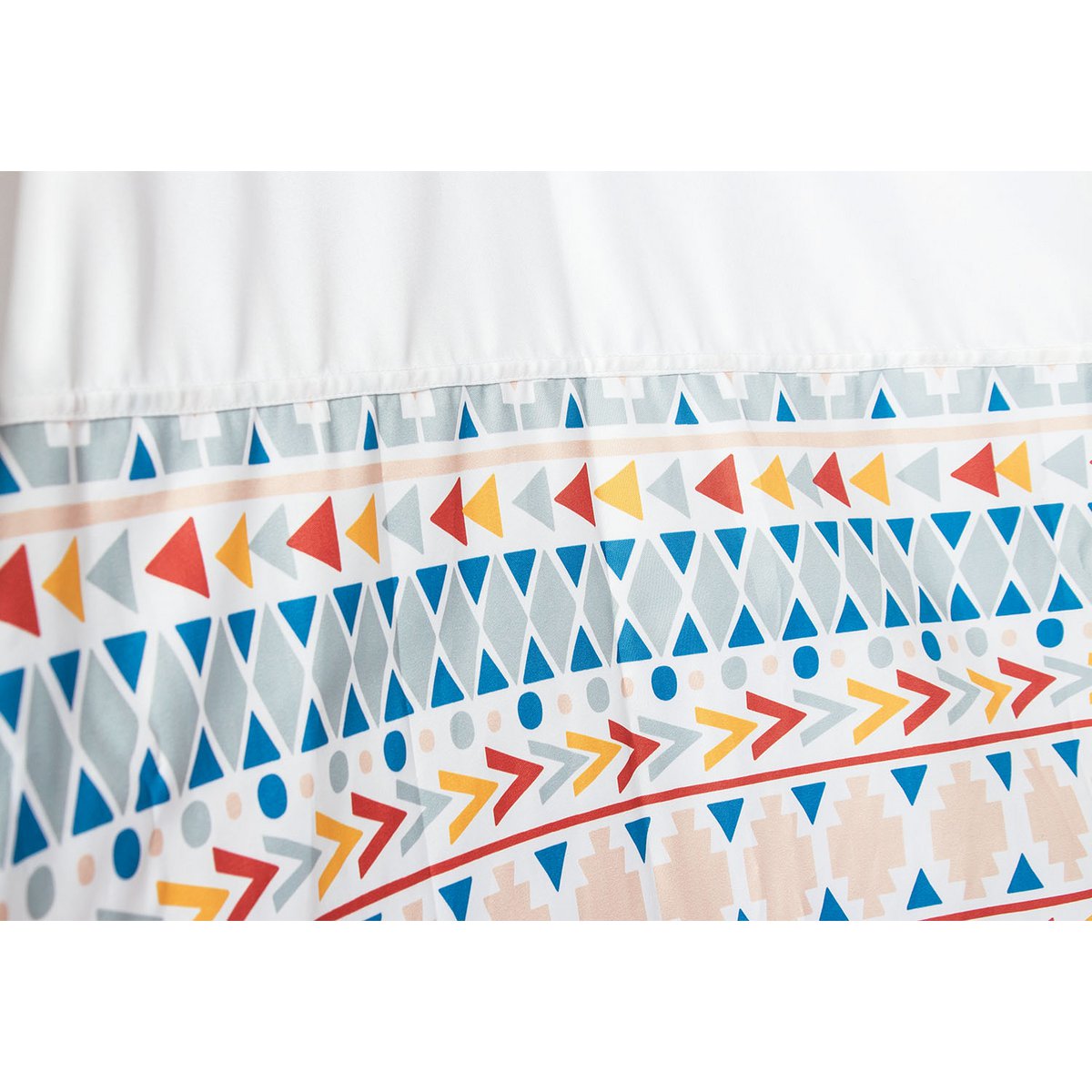 Tipi Tent 'Tipi Naira' - Wit/Blauw/Rood/Geel