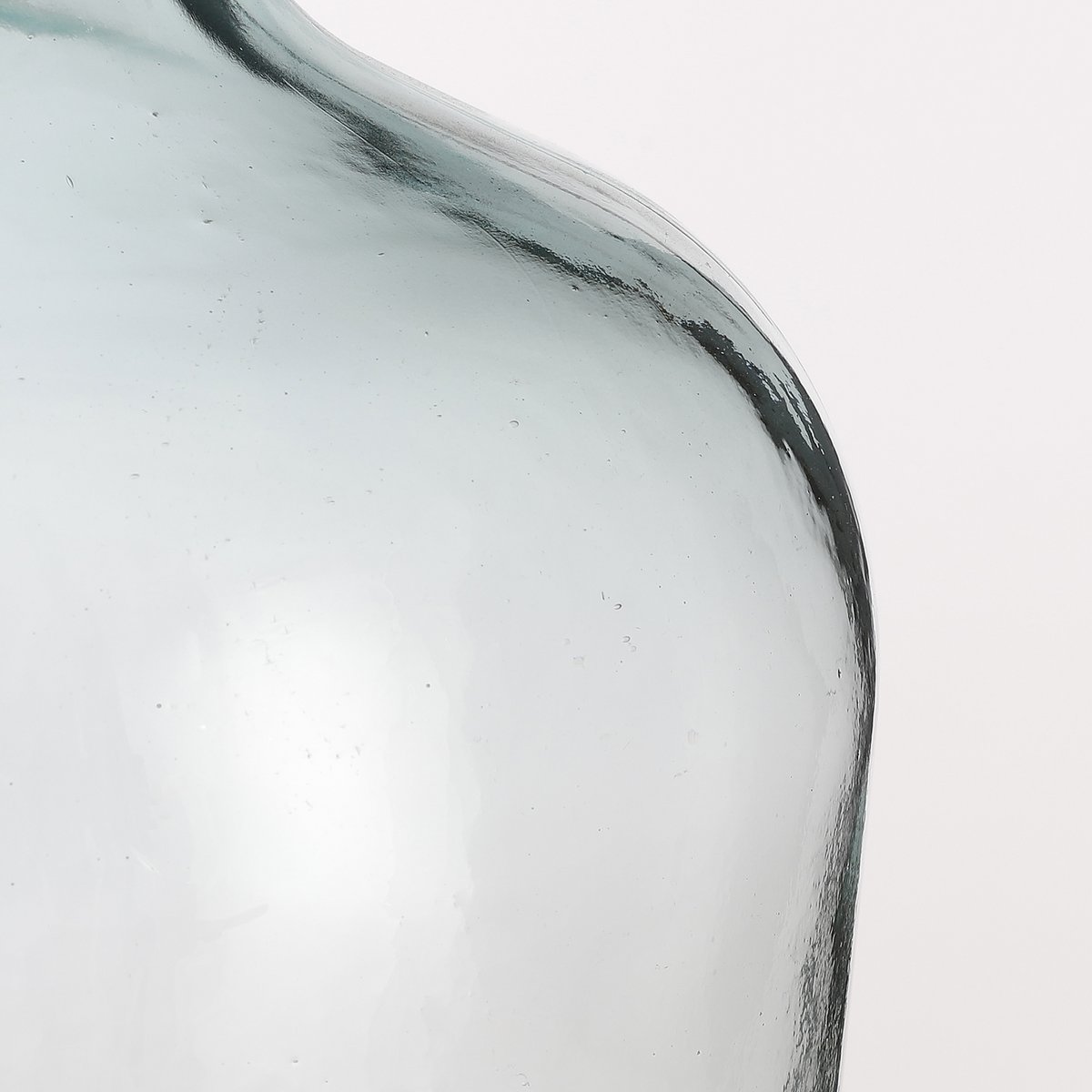 Flaschenvase 'Diego' - H42 x Ø27 cm - Recyceltes Glas - Transparent