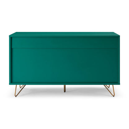 Chest of drawers - Scandinavian - Green/Gold