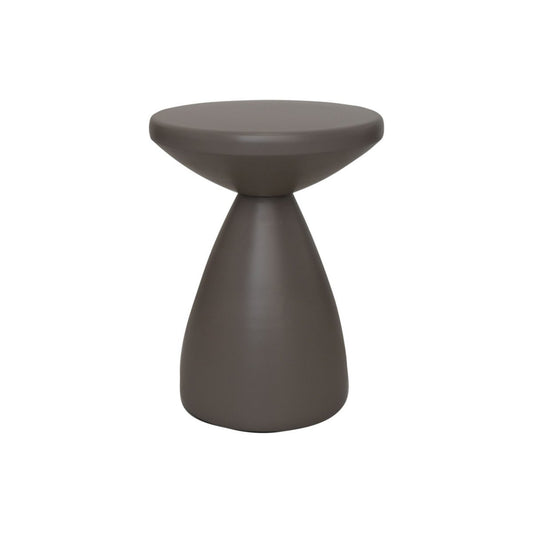 Side table - Round - Metal - Warm Gray