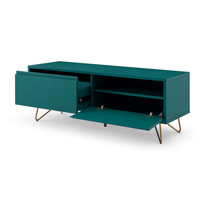 TV Cabinet - Scandinavian - Green/Gold