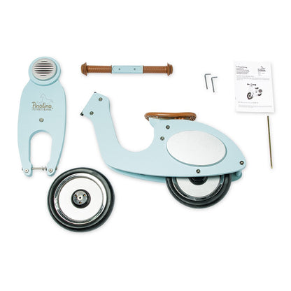 Balance bike 'Wanda' - Mint green/Grey/Brown