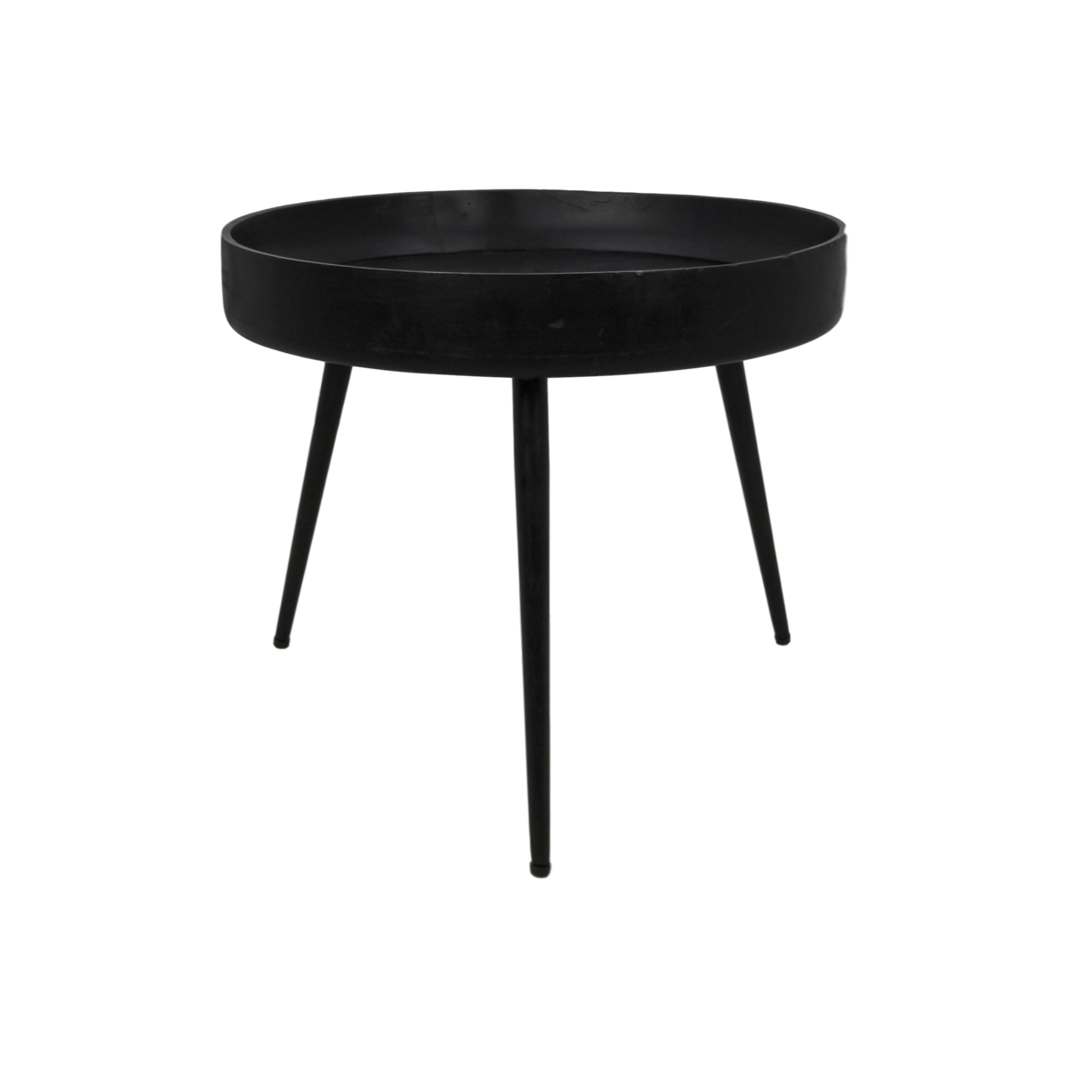 Side table 'Ventura' - 50x50cm - Mango wood - Black