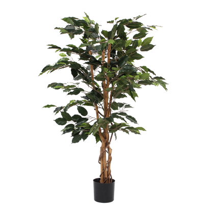 Artificial plant 'Ficus' - H110 x Ø65 cm - Green