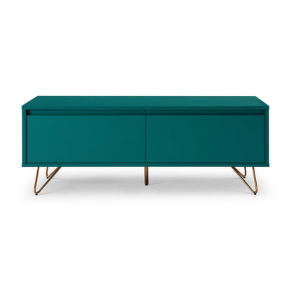 TV Cabinet - Scandinavian - Green/Gold