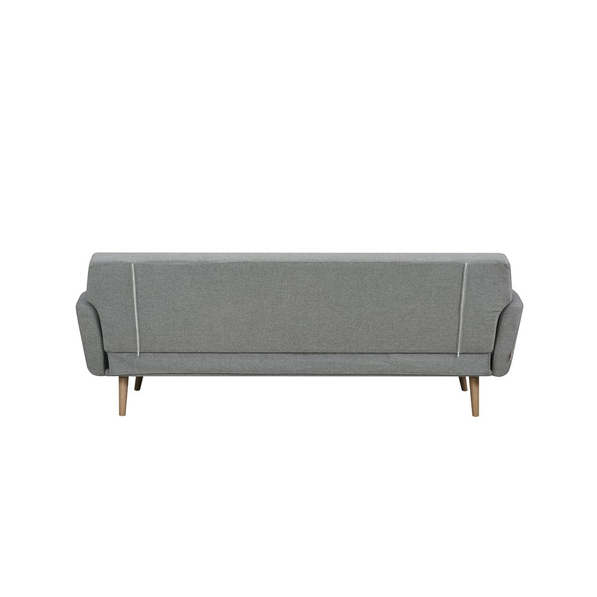 Sofa bed - Scandinavian - 212x85x79cm - Light gray/Natural