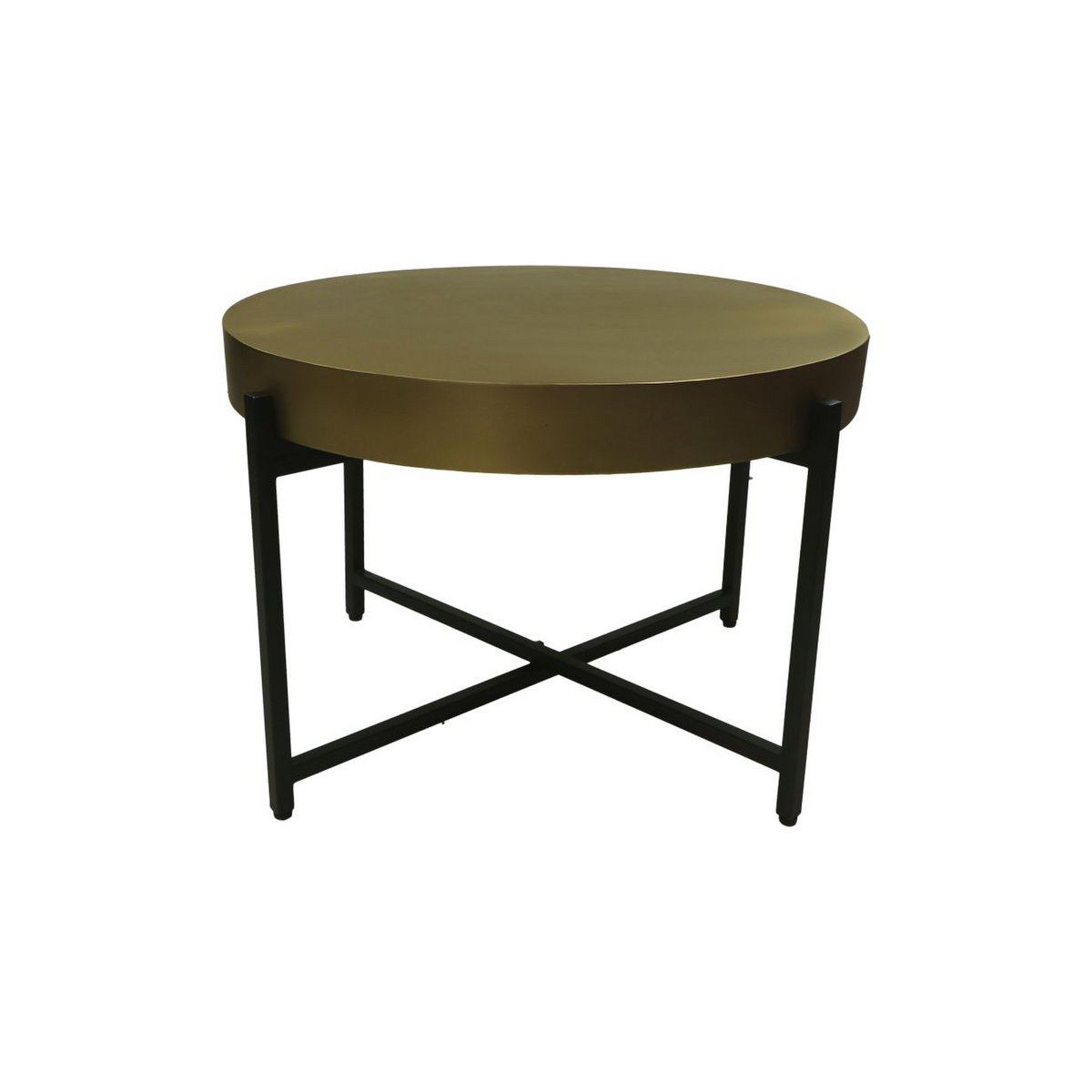 Coffee table - Ø70x50 - Metal - Gold/Black